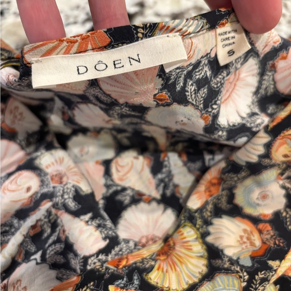 NWOT Doen Noir Tressors De La Mer Sasha Silk Mini Dress, small - Picture 5 of 13